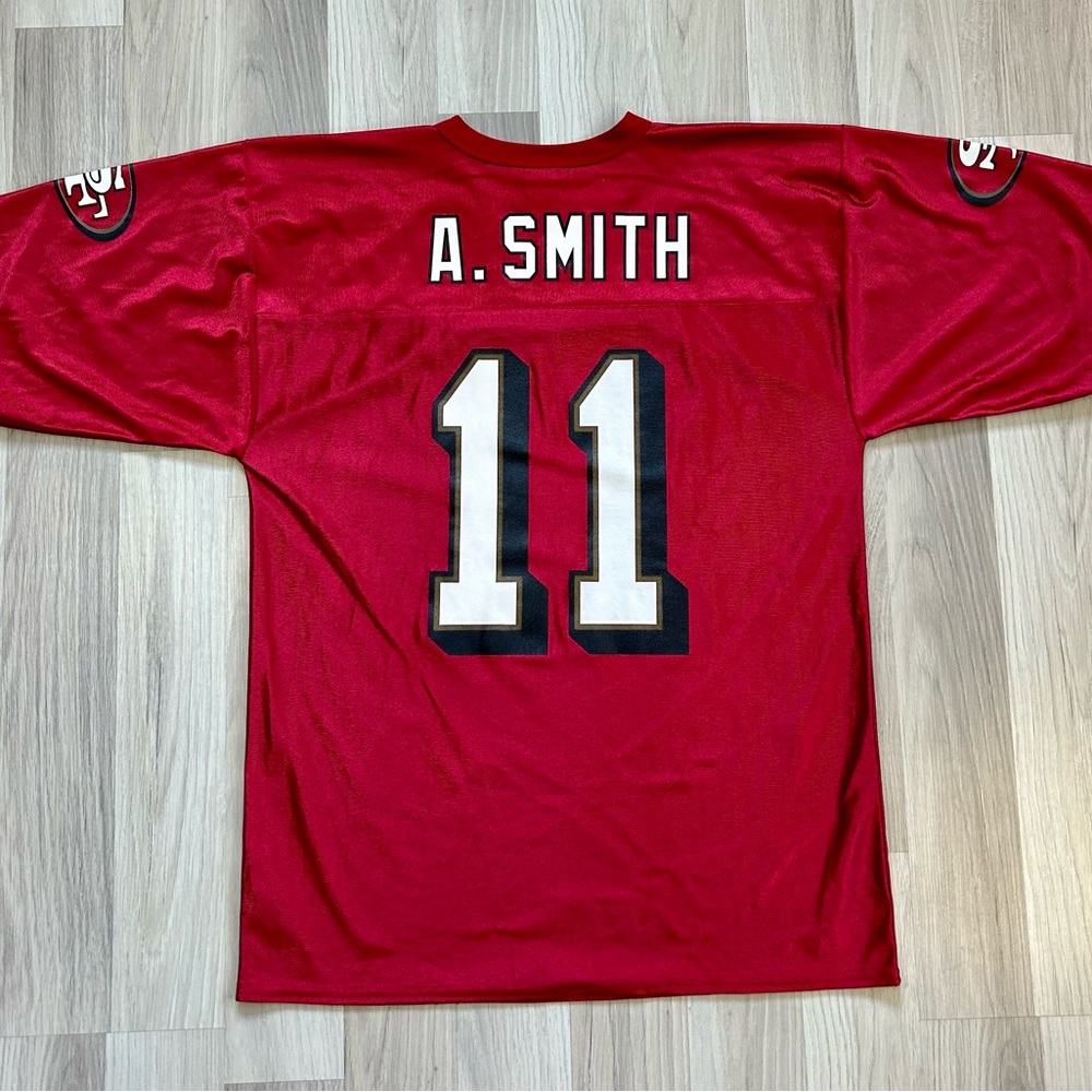 Vtg San Francisco 49ers Alex Smith NFL Jersey Men’s Size Medium